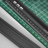 Maxbell Safety Cutting Ruler Metal Crafting Ruler for DIY Art Projects Paper 460mm