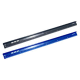 Maxbell Cutting Ruler Lightweight Aluminum Alloy Craft Ruler for Cloth Leather Paper Black