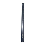 Maxbell Cutting Ruler Lightweight Aluminum Alloy Craft Ruler for Cloth Leather Paper Black
