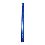 Maxbell Cutting Ruler Lightweight Aluminum Alloy Craft Ruler for Cloth Leather Paper blue