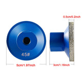 Maxbell Grinding Head Handheld Accessories Polishing Tool for Concrete Granite Stone 45