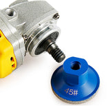 Maxbell Grinding Head Handheld Accessories Polishing Tool for Concrete Granite Stone 45