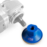 Maxbell Grinding Head Handheld Accessories Polishing Tool for Concrete Granite Stone 45