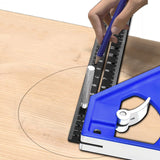 Maxbell Combination Square Carpentry Woodworking Measure Tool for Engineer Carpenter