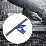 Maxbell Combination Square Carpentry Woodworking Measure Tool for Engineer Carpenter