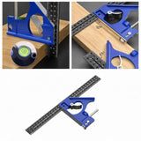 Maxbell Combination Square Carpentry Woodworking Measure Tool for Engineer Carpenter