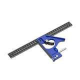 Maxbell Combination Square Carpentry Woodworking Measure Tool for Engineer Carpenter