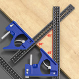 Maxbell Combination Square Carpentry Woodworking Measure Tool for Engineer Carpenter