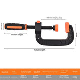 Maxbell 2 inch 3 inch C Clamp Set Sturdy Woodworking for Clamping Projects Household