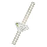 Maxbell Multifunctional Angle Ruler Scribe Mark Professional Square Carpentry Square