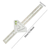 Maxbell Multifunctional Angle Ruler Scribe Mark Professional Square Carpentry Square