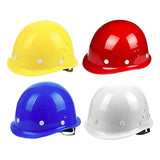 Maxbell Hard Hat Practical Comfortable to Wear Impact Resistant Easy to Use Headgear Yellow