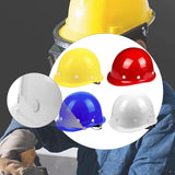 Maxbell Hard Hat Practical Comfortable to Wear Impact Resistant Easy to Use Headgear Yellow
