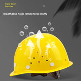Maxbell Hard Hat Practical Comfortable to Wear Impact Resistant Easy to Use Headgear Yellow