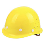 Maxbell Hard Hat Practical Comfortable to Wear Impact Resistant Easy to Use Headgear Yellow