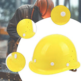 Maxbell Hard Hat Practical Comfortable to Wear Impact Resistant Easy to Use Headgear Yellow