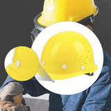 Maxbell Hard Hat Practical Comfortable to Wear Impact Resistant Easy to Use Headgear Yellow