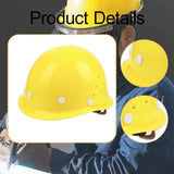 Maxbell Hard Hat Practical Comfortable to Wear Impact Resistant Easy to Use Headgear Yellow