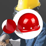 Maxbell Hard Hat Practical Comfortable to Wear Impact Resistant Easy to Use Headgear Red
