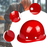 Maxbell Hard Hat Practical Comfortable to Wear Impact Resistant Easy to Use Headgear Red