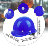 Maxbell Hard Hat Practical Comfortable to Wear Impact Resistant Easy to Use Headgear Blue