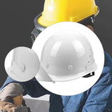 Maxbell Hard Hat Practical Comfortable to Wear Impact Resistant Easy to Use Headgear White