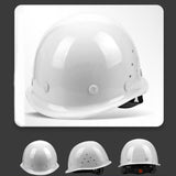 Maxbell Hard Hat Practical Comfortable to Wear Impact Resistant Easy to Use Headgear White