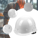Maxbell Hard Hat Practical Comfortable to Wear Impact Resistant Easy to Use Headgear White