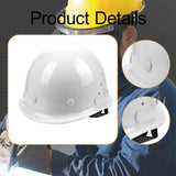 Maxbell Hard Hat Practical Comfortable to Wear Impact Resistant Easy to Use Headgear White