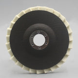 Maxbell Wool Felt Flap Polishing Disc Angle Grinder Attachment for Jewelry Glass Car 125 Type