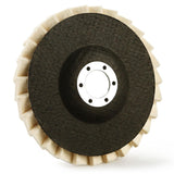 Maxbell Wool Felt Flap Polishing Disc Angle Grinder Attachment for Jewelry Glass Car 125 Type