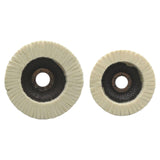 Maxbell Wool Felt Polishing Wheel Disc Thick Polishing Pad for Furniture Car Jewelry 125 type