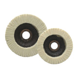 Maxbell Wool Felt Polishing Wheel Disc Thick Polishing Pad for Furniture Car Jewelry 125 type