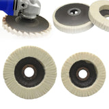 Maxbell Wool Felt Polishing Wheel Disc Thick Polishing Pad for Furniture Car Jewelry 125 type