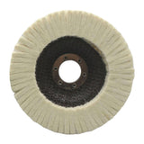 Maxbell Wool Felt Polishing Wheel Disc Thick Polishing Pad for Furniture Car Jewelry 125 type