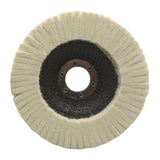 Maxbell Wool Felt Polishing Wheel Disc Thick Polishing Pad for Furniture Car Jewelry 125 type