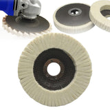 Maxbell Wool Felt Polishing Wheel Disc Thick Polishing Pad for Furniture Car Jewelry 125 type