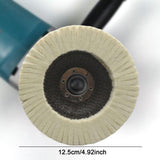 Maxbell Wool Felt Polishing Wheel Disc Thick Polishing Pad for Furniture Car Jewelry 125 type