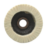 Maxbell Wool Felt Polishing Wheel Disc Thick Polishing Pad for Furniture Car Jewelry 115  type