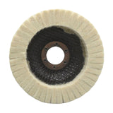 Maxbell Wool Felt Polishing Wheel Disc Thick Polishing Pad for Furniture Car Jewelry 115  type
