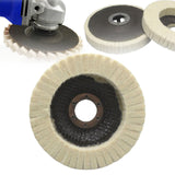 Maxbell Wool Felt Polishing Wheel Disc Thick Polishing Pad for Furniture Car Jewelry 115  type
