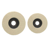 Maxbell Wool Felt Polishing Wheel Disc Polishing Pad for Metal Stainless Steel Glass 125 Type