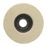 Maxbell Wool Felt Polishing Wheel Disc Polishing Pad for Metal Stainless Steel Glass 125 Type