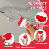 Maxbell Grout Scraper Multipurpose Lightweight Caulking Tool for Floor Glass Window