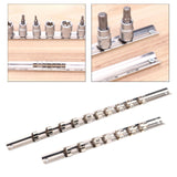 Maxbell Socket Organizer 3/8 inch Socket Holder Metal Heavy Duty for Garage Workshop 35cm