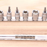 Maxbell Socket Organizer 3/8 inch Socket Holder Metal Heavy Duty for Garage Workshop 35cm