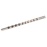 Maxbell Socket Organizer 3/8 inch Socket Holder Metal Heavy Duty for Garage Workshop 35cm