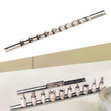 Maxbell Socket Organizer 3/8 inch Socket Holder Metal Heavy Duty for Garage Workshop 35cm