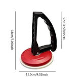 Maxbell Glass Suction Cup Sturdy Single Hand Tile Lifter for Metal Windshield Marble White