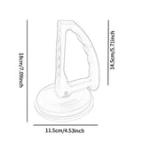 Maxbell Glass Suction Cup Sturdy Single Hand Tile Lifter for Metal Windshield Marble Black